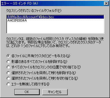 FDでのクロスリンク発生