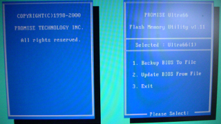 [061] Ultra66(Promise)のBIOSのUpdate方法