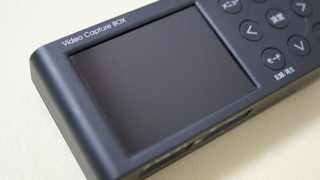 GV-VCBOXの液晶モニター(3型)