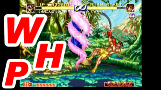 WORLD HEROES PERFECT(for SEGA SATURN) HANZO Playthrough [GV-VCBOX,GV-SDREC]