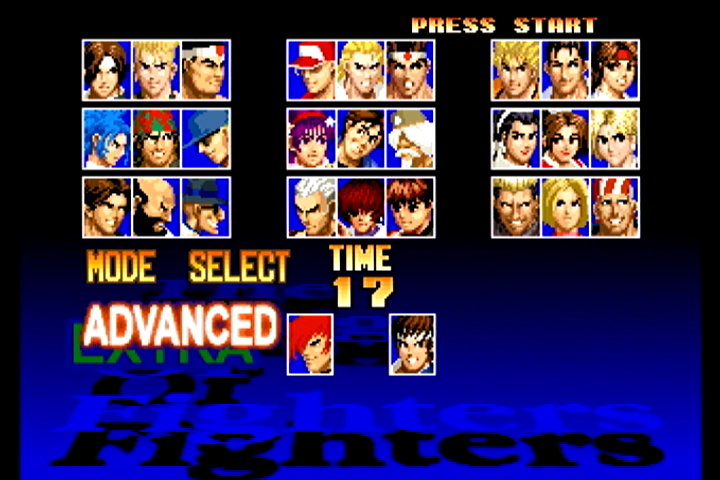 キャラ選択画面(KOF'97)