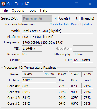 90度_Core i7-6700