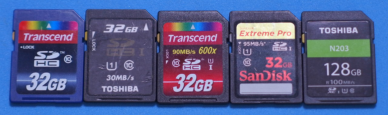 SDカード5枚