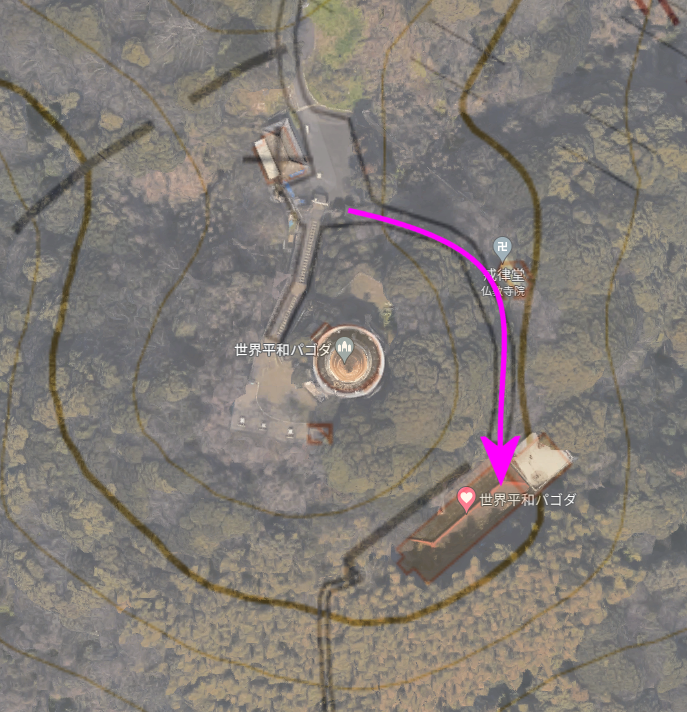 戒律堂を経て僧院へ