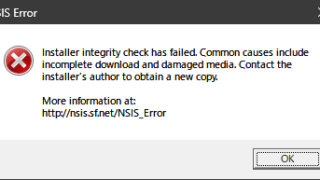 NSIS Error